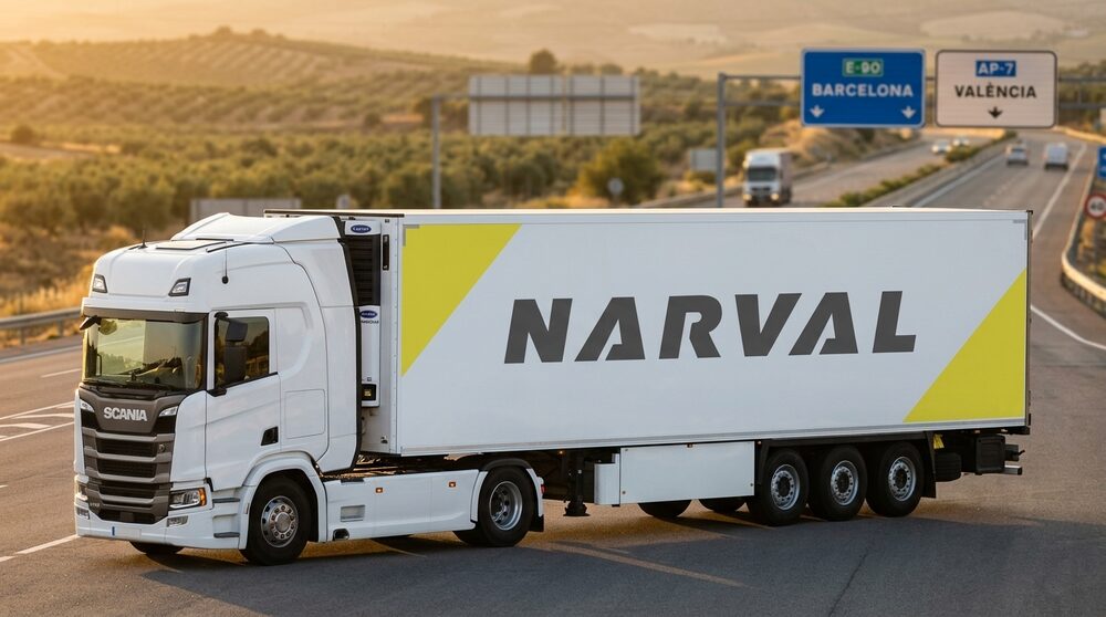 Camión frigorífico Narval en ruta